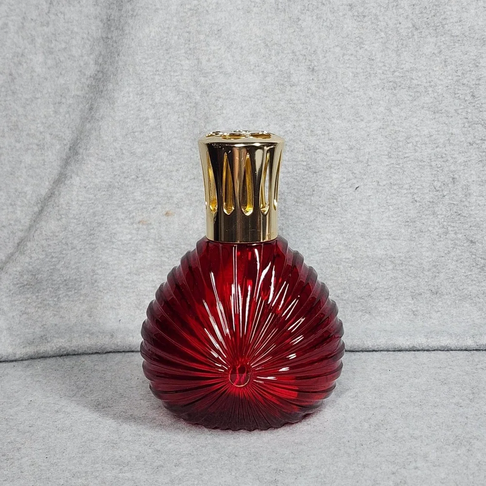 Vintage Lampe Berger Caroline Red Fragrance Lamp Catalytic Diffuser France